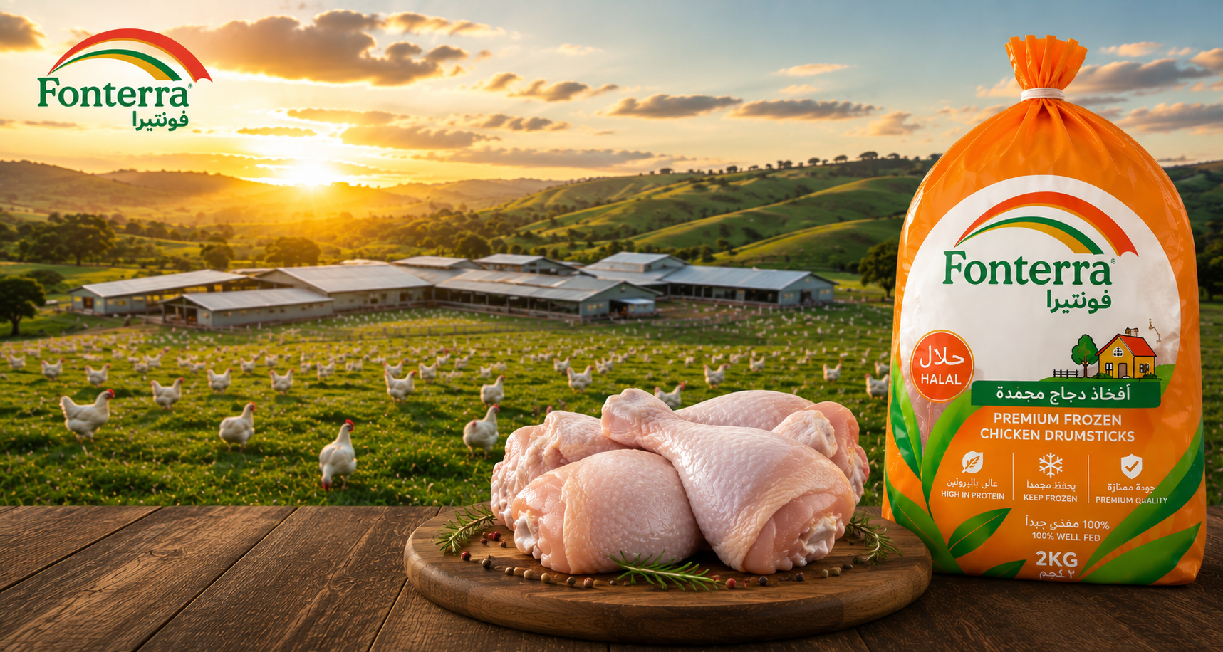 Alhussein Group — Premium Halal Poultry & Meat Supplier (Fonterra)